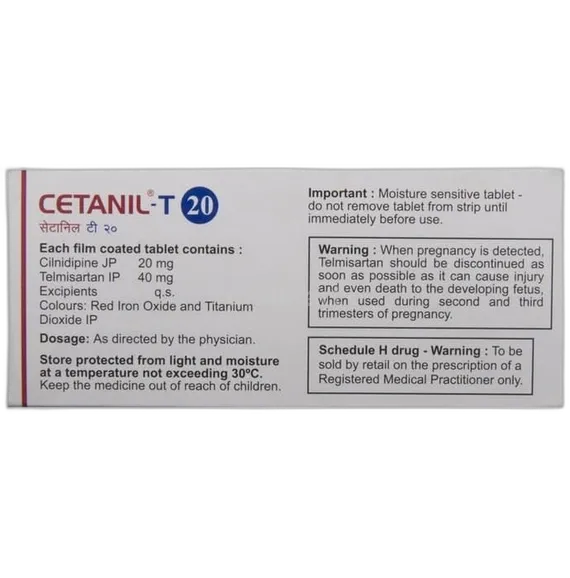 cetanil t 20mg tablet 10's